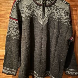 Dale of Norway Half-zip Norwegian Sweater, Men's or Unisex